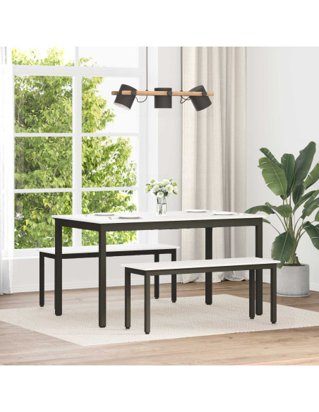 panchina Bianco 110 x 35 x 45 cm Pino massello