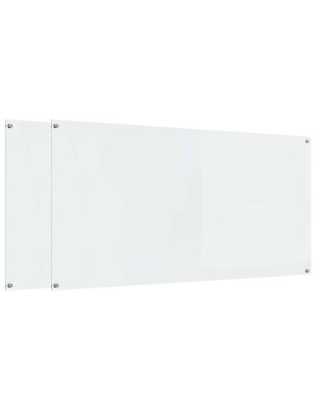 Schienale da cucina 2 pcs Trasparente 120 x 60 cm