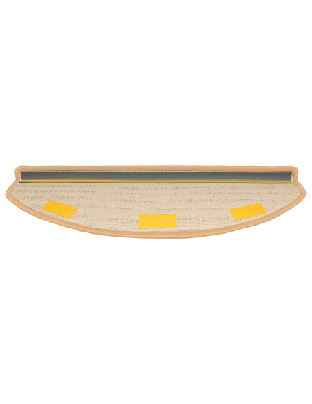 Tappetini per scale autoadesivi 15 pcs Oro 80 x 24,5 x 3,5 cm