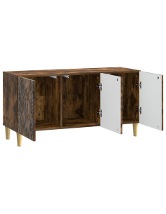 Mobile TV 99 x 34,5 x 50 cm Rovere Fumo Legno ingegnerizzato 2