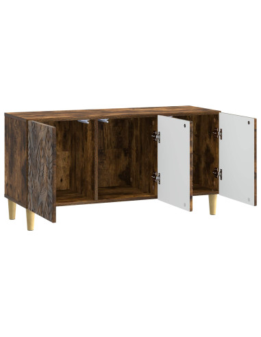 Mobile TV 99 x 34,5 x 50 cm Rovere Fumo Legno ingegnerizzato