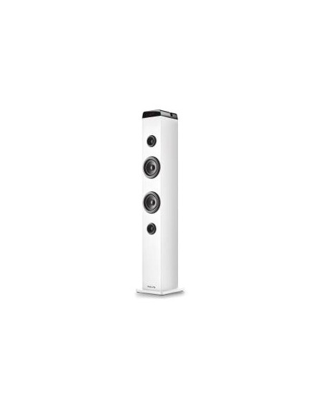 NGS Speaker a Torre Sky Charm Pro BT USB RadioFM AUX 50W Bianca