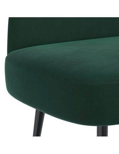Panchina imbottita con schienale Verde scuro 110 x 60 x 76 cm