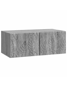 Mobile Porta TV da Muro 59,5 x 31 cm Sonoma grigio