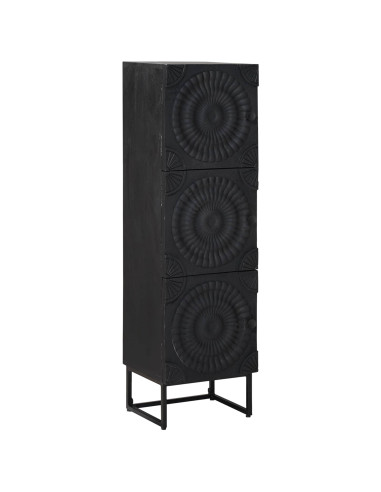 Credenza Nero 35 x 30 x 120 cm