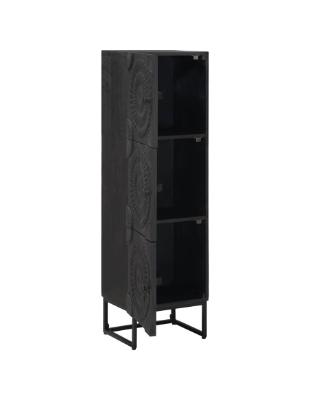 Credenza Nero 35 x 30 x 120 cm