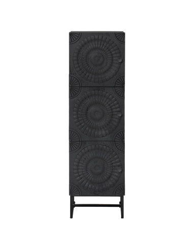 Credenza Nero 35 x 30 x 120 cm