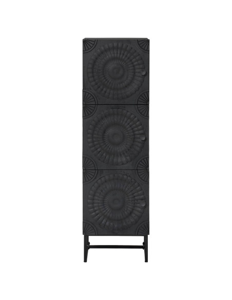 Credenza Nero 35 x 30 x 120 cm