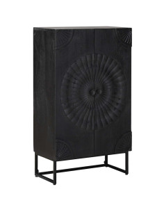 Credenza Nero 55 x 30 x 95 cm 2