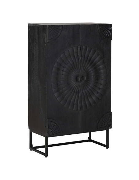 Credenza Nero 55 x 30 x 95 cm
