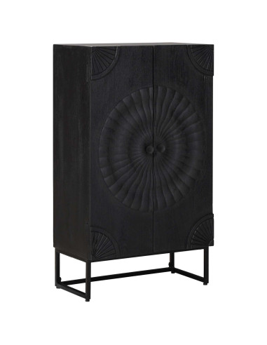 Credenza Nero 55 x 30 x 95 cm
