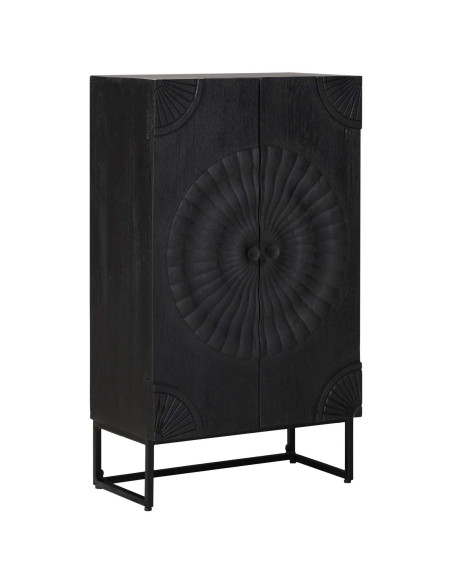 Credenza Nero 55 x 30 x 95 cm