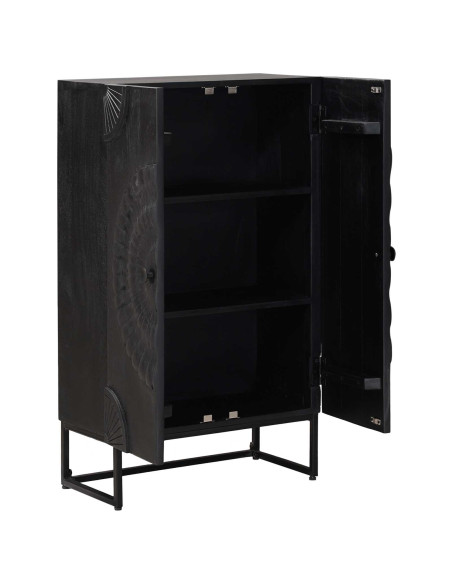 Credenza Nero 55 x 30 x 95 cm
