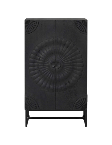 Credenza Nero 55 x 30 x 95 cm