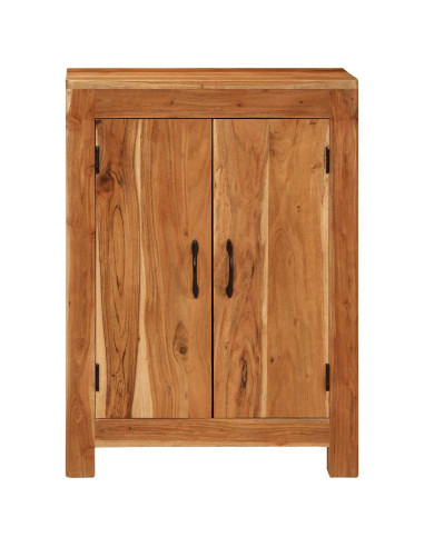 Credenza 55x35x75 cm in Legno Massello di Acacia