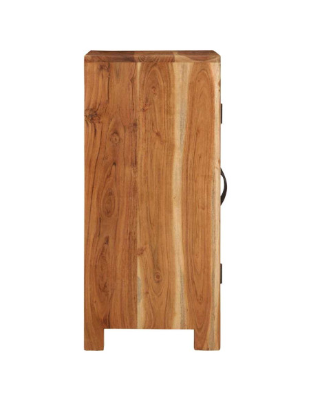 Credenza 55x35x75 cm in Legno Massello di Acacia