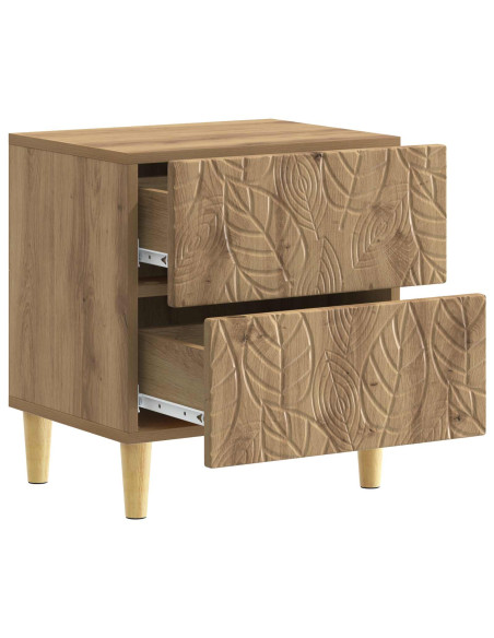 Comodino Rovere Artigianale 43 x 34,5 x 48 cm