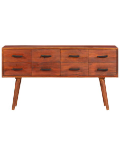 Credenza 110x30x59 cm in Legno Massello di Mango