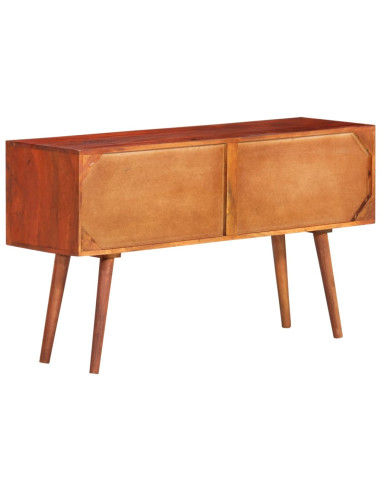 Credenza 110x30x59 cm in Legno Massello di Mango