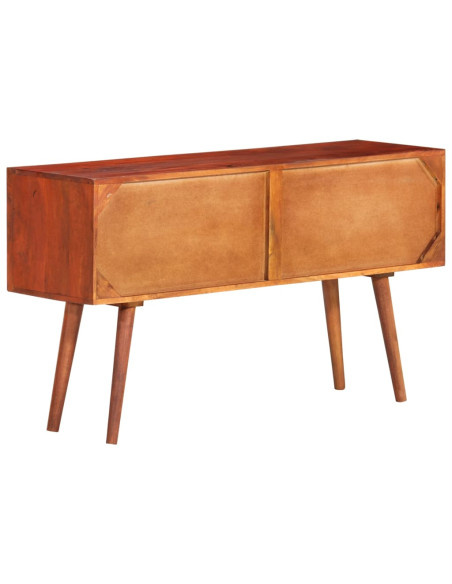 Credenza 110x30x59 cm in Legno Massello di Mango