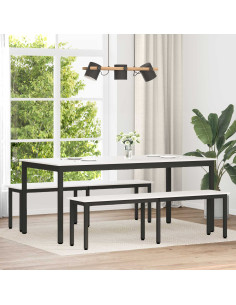 panchina Bianco 160 x 35 x 45 cm Pino massello