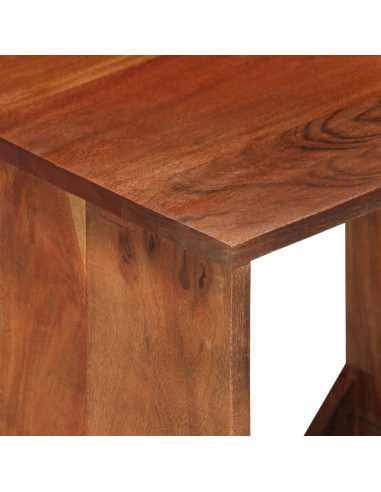 Mensola 40x30x40 cm in Legno Massello di Acacia