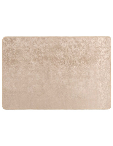 Runner Tappeto MARSA Beige 100 x 150 cm Poliestere e PVC