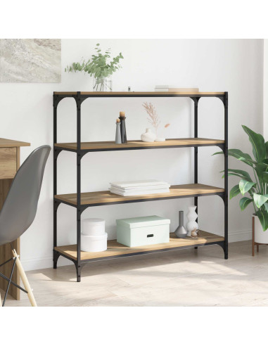 Armadio per Libri Rovere artigianale 100 x 33 x 100 cm