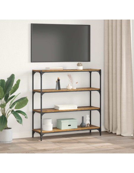 Armadio per Libri Legno vecchio 100 x 33 x 100 cm