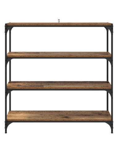 Armadio per Libri Legno vecchio 100 x 33 x 100 cm