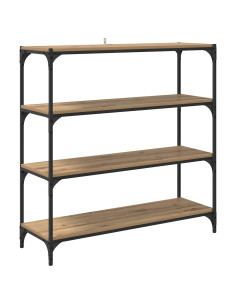 Armadio per Libri Rovere artigianale 100 x 33 x 100 cm 2
