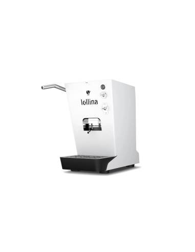 Lollocaff Lollina+ Macchina da Caff Bianca + 40 Cialde 44mm