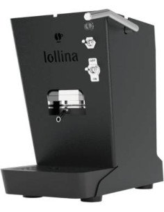 Lollocaff Lollina+ Macchina da Caff Nera + 40 Cialde 44mm