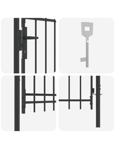 Cancello per recinzione BOXTEL 103 x 150 cm