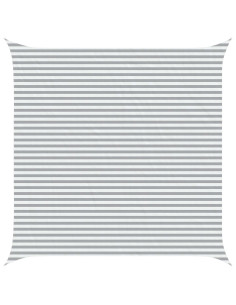 Telo Ombra da Esterno Grigio chiaro e bianco 5 x 5 m 2