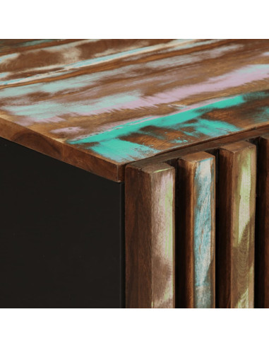 Tavolino da Salotto 80x51x40 cm in Legno Massello di Acacia