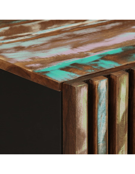 Tavolino da Salotto 80x51x40 cm in Legno Massello di Acacia