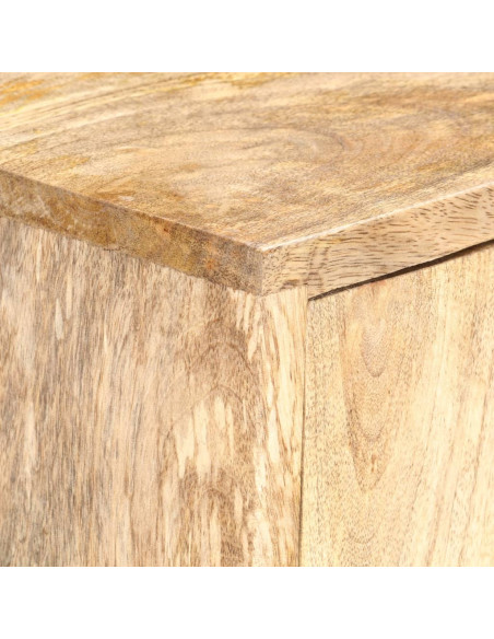 Credenza 80x30x100 cm in Legno Massello di Mango