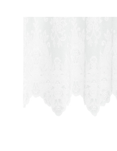Tenda in Pizzo con tende Bianco 220 x 300 cm Poliestere