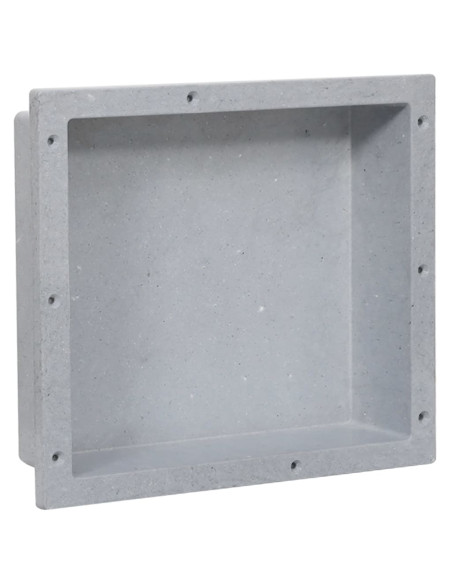 Nicchia Doccia Grigio Opaco 41x36x10 cm