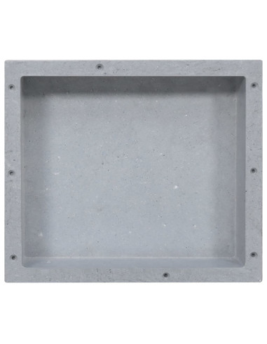 Nicchia Doccia Grigio Opaco 41x36x10 cm