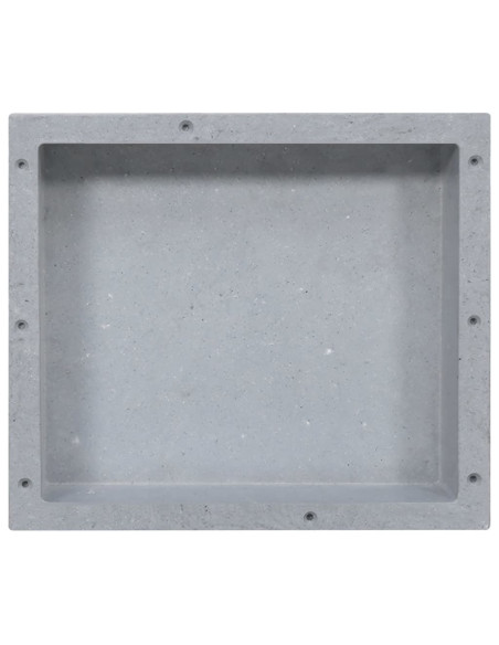 Nicchia Doccia Grigio Opaco 41x36x10 cm
