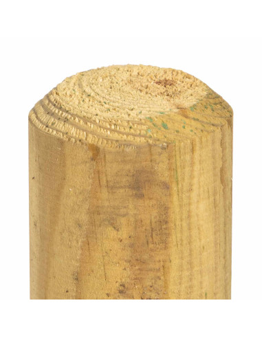 Pali per Recinzione 5 pz Verde 120 cm Legno Massello di Pino