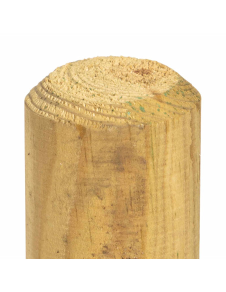 Pali per Recinzione 5 pz Verde 120 cm Legno Massello di Pino