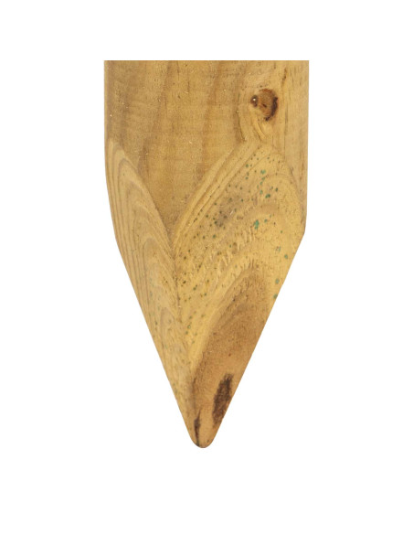 Pali per Recinzione 5 pz Verde 120 cm Legno Massello di Pino