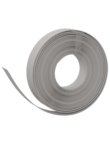 Bordatura per giardino 25 m 10 cm PE Grigio
