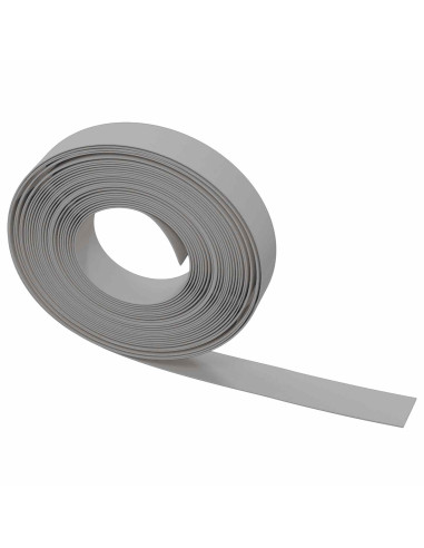 Bordatura per giardino 25 m 10 cm PE Grigio