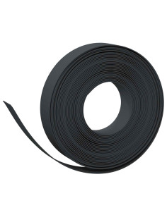 Bordatura per giardino 25 m 10 cm PE Nero 2