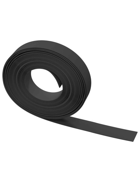 Bordatura per giardino 25 m 10 cm PE Nero