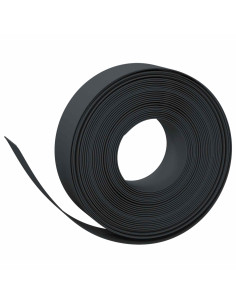 Bordatura per giardino 25 m 15 cm PE Nero 2